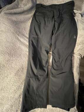 Spyder Men's Traction Insulated Snow Ski Pants Black Size Medium